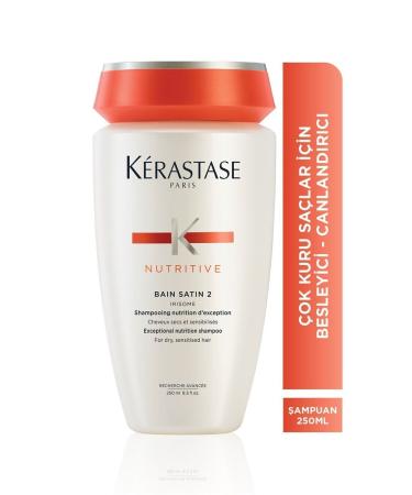 Kerastase Nutritive Bain Satin No:2 Nourishing Shampoo for Dry Hair 250ml