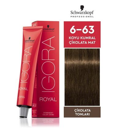 Igora Dark Blonde Chocolate Matte Royal 6-63 Hair Dye 4045787207002