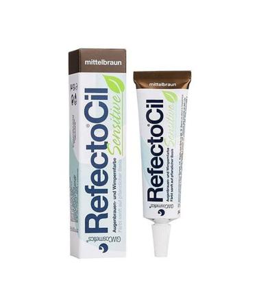 Refectocil Sensitive Eyebrow and Eyelash Dye Medium Brown 15 ml