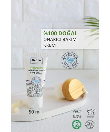 INCIA 0 Natural Repair Care Cream Intensive Moisturizing Skin Care Lavender Avocado Shea Vegan 50 ml - Buy Online on GoSupps.com