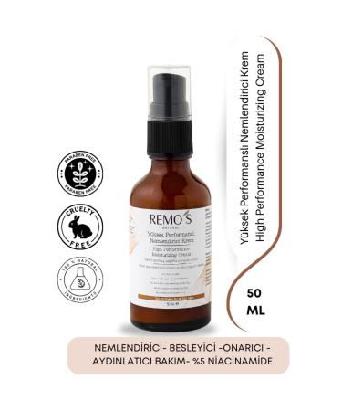 RemosNatural High Performance Moisturizing Cream (5% Niacinamide - Hyaluronic Acid)