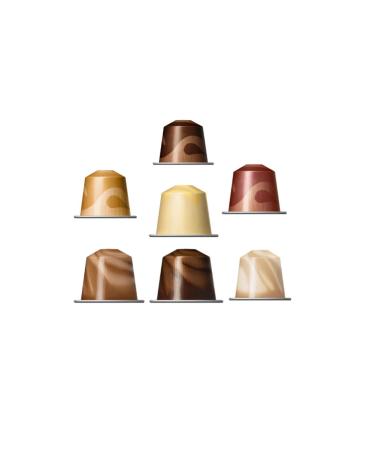 Nespresso Barista Creations Milk Recipe Capsule Coffees Hazelnut Vanilla Caramel Chocolate Chiaro Scuro Corto
