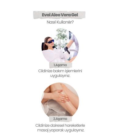 EVOL After Laser Epilation Aloe Vera Gel Soothing Moisturizing After Sun Care Gel - Buy Online on GoSupps.com