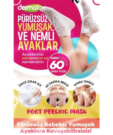 dermatox Foot Peeling Mask Peelable For Dead Skin And Cracks 50ml Wonder Foot Peeling Mask - Buy Online on GoSupps.com