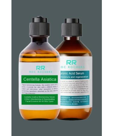 roc rochers Concentrated Pure Hyaluronic Acid 220 ml + Concentrated Centella Asiatica Serum (Gotu Kola) - Buy Online on GoSupps.com