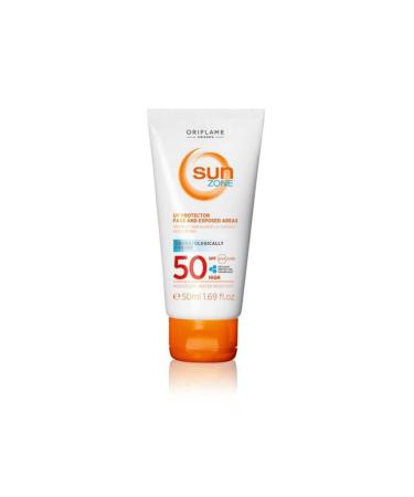 Oriflame Sun Zone SPF 50 Sun Cream for Face and Overexposed Areas - 50ml - Buy Online on GoSupps.com