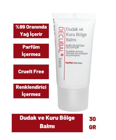 Decubal Lip Balm for Dry and Very Dry Skin 30 ml and Daily Roll-on 50 ml - Buy Online on GoSupps.com