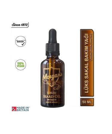 Morgan's Pomade Morgan's Luxury Beard Oil - Argan Oil Beard Care Oil 50 ml - Buy Online on GoSupps.com
