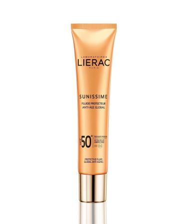 Lierac Sunissime Energizing Protective Fluid Spf 50 Face and D collet Area Sunscreen