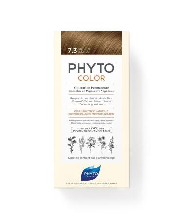 Phyto Phytocolor 7.3 Auburn Dore Ammonia-Free Permanent Herbal Hair Dye - Buy Online on GoSupps.com