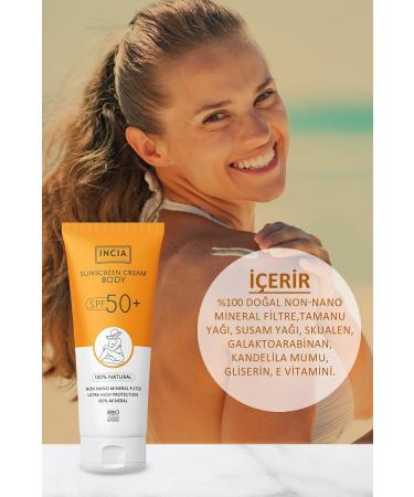 INCIA 0 Natural Body Sun Cream Anti-Spot Mineral Filter High Protection SPF50 UVA UVB 150 ml - Buy Online on GoSupps.com