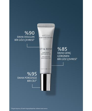 INSTITUT ESTHEDERM Lift & Repair Eye Contour Smoothing Gel Anti-Wrinkle Repair Moisturizing Eye Cream 15ML - Buy Online on GoSupps.com