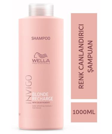wella professionals invigo blonde recharge color revitalizing shampoo 1000 ml