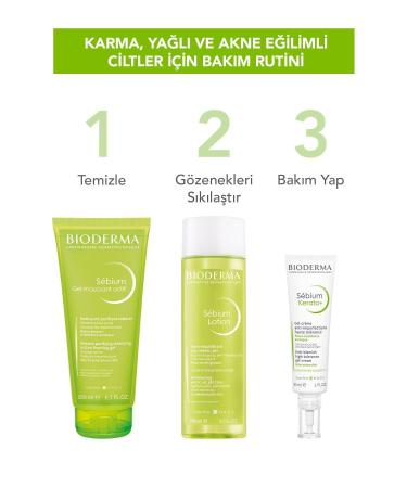 Bioderma Sebium Lotion Pore Tightener Anti-Blackhead Purifying Salicylic Acid Tonic 200 ml - Buy Online on GoSupps.com