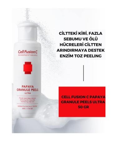 Cell Fusion C Papaya Granule Enzyme Peeling Powder Cleanser 50 gr - Buy Online on GoSupps.com