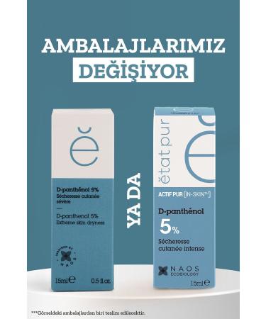 Etat Pur Pure Active D-panthenol 5.25% Moisturizing Pure Concentrate Skin Care Serum 15 ml - Buy Online on GoSupps.com