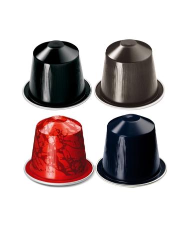 Nespresso Roma Napoli Palermo Kazaar and Ristretto Italiano Capsule Coffee 10 Piece - Set of 4 - Buy Online on GoSupps.com