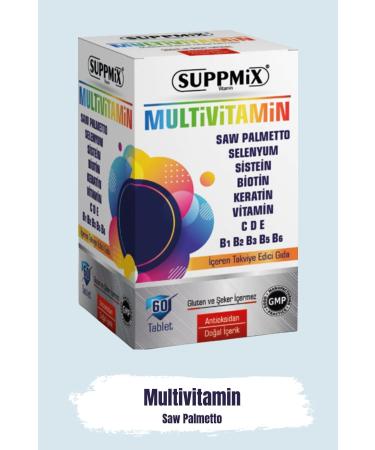 suppmix Saw Palmetto Zinc Selenium Multivitamin 60 Tablets