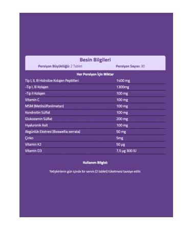 Water Collagen Fxone Collagen 60 Tablets 2 Pack (Collagen -MSM - Glucosamine - Chondroitin - Bosphorus extract) - Buy Online on GoSupps.com