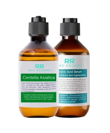 roc rochers Concentrated Pure Hyaluronic Acid 220 ml + Concentrated Centella Asiatica Serum (Gotu Kola)