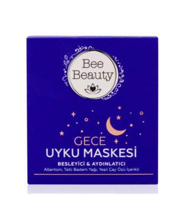 Bee Beauty Night Sleeping Mask 50 ml Collagen Panthenol Almond Oil - Buy Online on GoSupps.com