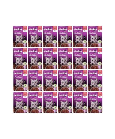 Whiskas Pure Delight Cattle Wet Food 85 gr 24x - Buy Online on GoSupps.com