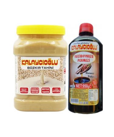 Kalayc o lu Bozk r White Tahini 935 gr - Carob Molasses 950 gr