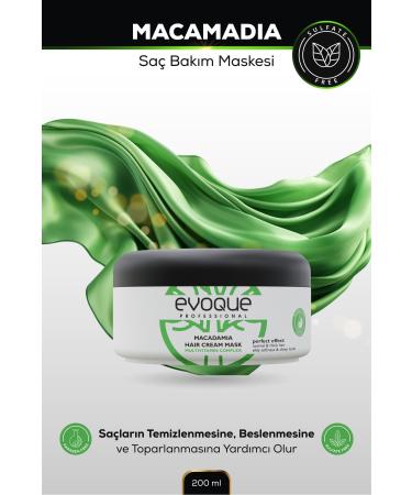Evoque Macamadia Hair Mask Multivitamin Complex Nourishing Natural Care For Normal & Fine Hair 500 ml