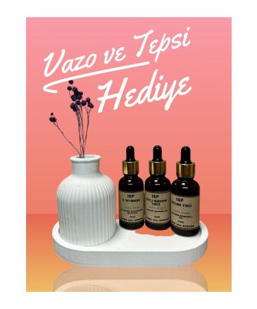 sf Argan Oil Sweet Almond Oil and Vitamin E (Vase and Tray Gift)