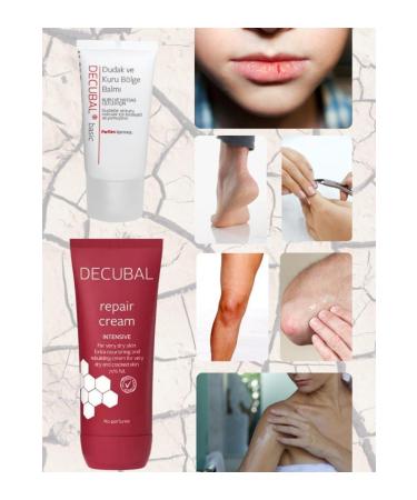Decubal Repair Cream for Dry and Very Dry Skin 100 ml and Lip Balm 30 ml - Buy Online on GoSupps.com