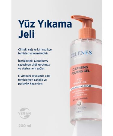 Celenes by Sweden Cloudberry Cleansing Gel 250 ml Dry Sensitive - Buy Online on GoSupps.com