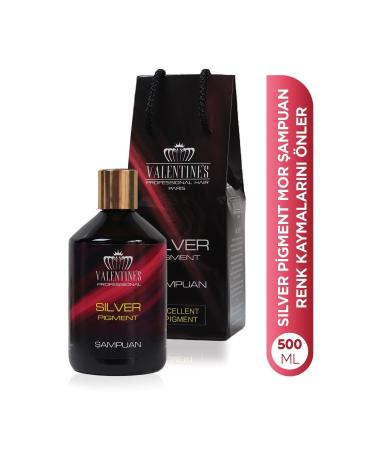 VALENTINES PROFESSIONAL Premium Silver Pigment Purple Shampoo / Like Freshly From the Hairdresser With Every Wash
