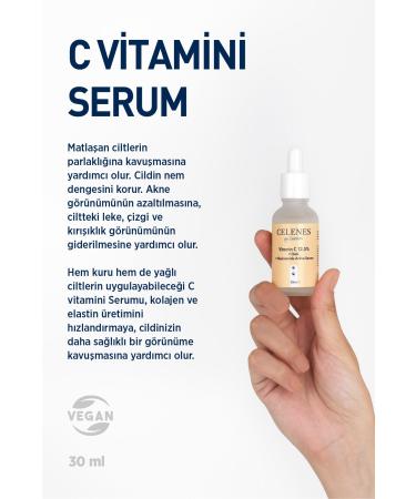 Celenes by Sweden Vitamin C 12.5% + Oats + Niacinamide Active Face Serum - Buy Online on GoSupps.com