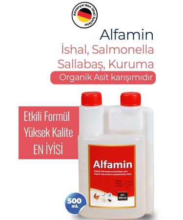 ALFAM N Alfamin Diarrhea Drying Sallabas Product for Birds 500 ml