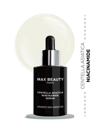 max beauty paris Centella Asiatica Niacinamide Soothing Repairing Equalizing Skin Care Serum - Buy Online on GoSupps.com