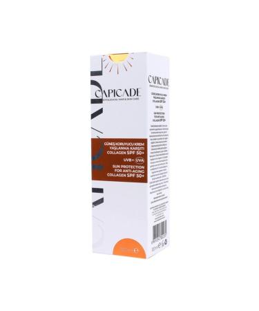 Capicade Sunscreen Cream Anti-Aging Collagen Spf50 100 Ml(NEW PACKAGING) - Buy Online on GoSupps.com