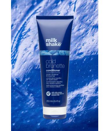 Milkshake Milk_shake Cold Brunette Blue Conditioner for Brown Hair 250 ml - Buy Online on GoSupps.com