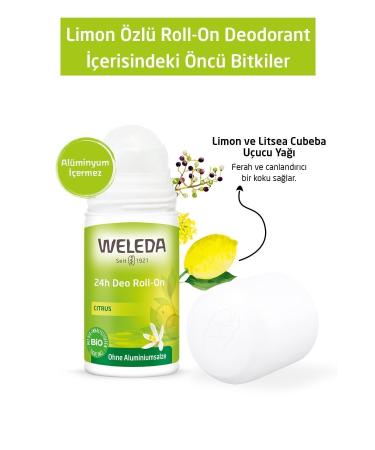 Weleda Citrus 24h Deo Roll On 50 ml - Buy Online on GoSupps.com