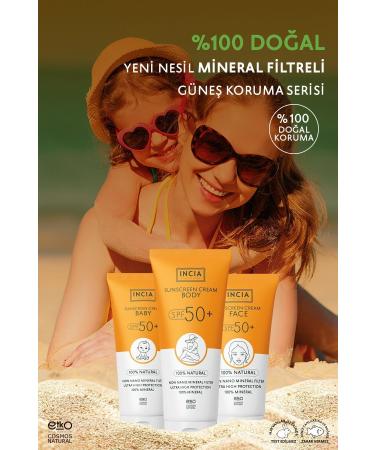 INCIA 0 Natural Body Sun Cream Anti-Spot Mineral Filter High Protection SPF50 UVA UVB 150 ml - Buy Online on GoSupps.com