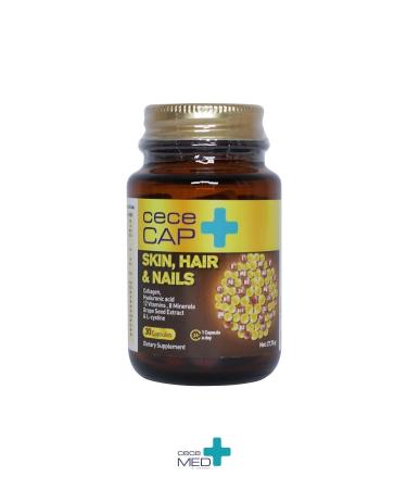 CECEMED Cece Cap Skin Hair Nails (Skin Hair and Nails) 30 Capsules - Buy Online on GoSupps.com