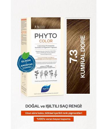 Phyto Phytocolor 7.3 Auburn Dore Ammonia-Free Permanent Herbal Hair Dye