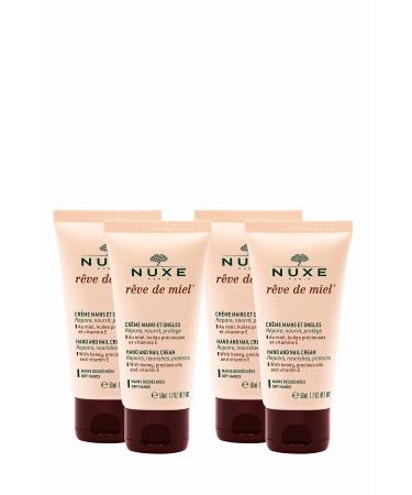 Nuxe Reve De Miel Hand And Nail Cream Hand And Nail Care Cream 50ml 4 Pieces
