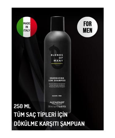 Alfaparf Blends Of Many Anti-Loss Shampoo For Men Suitable For All Hair Types 250 ml - Buy Online on GoSupps.com