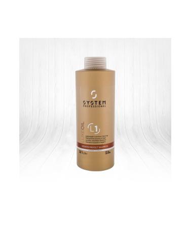 Wella System Professional Luxe Oil Keratin Protective Shampoo for Damaged Hair 1000 Ml