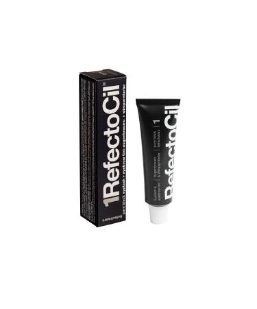 Refectocil Eyebrow and Eyelash Dye 1 Black Pure Black With New Packaging