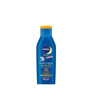NIVEA Sun Spf 50+ Protection Care Baby Sun Lotion Sensitive Skin Sun Cream 200ml Very High Protection