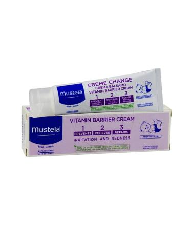 Mustela Vitamin Barrier Diaper Rash Prevention Cream - Vitamin Barrier 1-2-3 Cream 100 Ml New - Buy Online on GoSupps.com