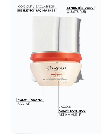 Kerastase Nutritive Masque Magistral Intense Moisture Nourishing Mask for Extremely Dry Hair 200ml - Buy Online on GoSupps.com