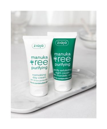 Ziaja Manuka Balancing and Moisturising Day Cream Spf 10 50ml - Buy Online on GoSupps.com
