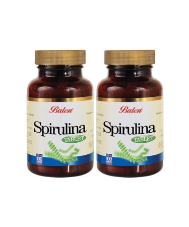 Balen Spirulina 700 Mg 100 Tablets 2 Pieces